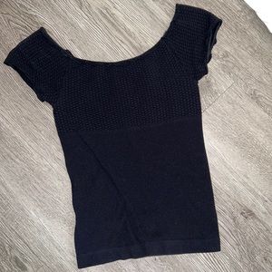 Guess top very form fitting size small